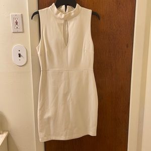 LuLus cream colored high neck dress NEVER WORN